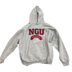 NGU‎ Crusaders Gray Sweatshirt With Red Letters Size XL